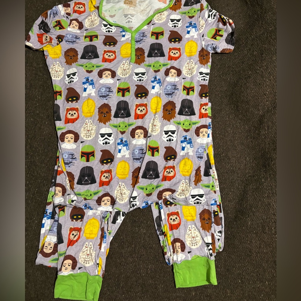Star Wars little sleepies short sleeve pajamas